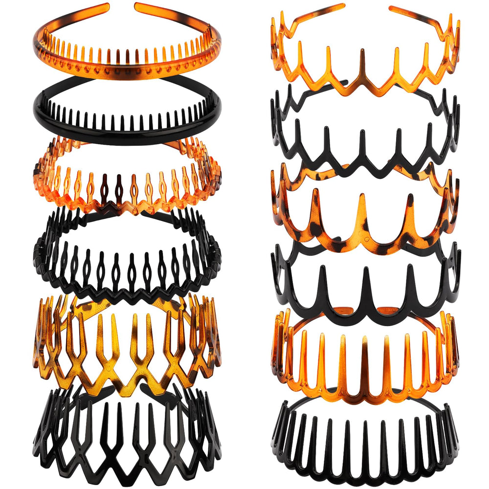 Vovii front packaging showing 12 zigzag headbands and color options for quick selection