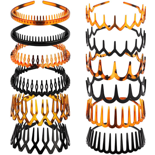Vovii front packaging showing 12 zigzag headbands and color options for quick selection