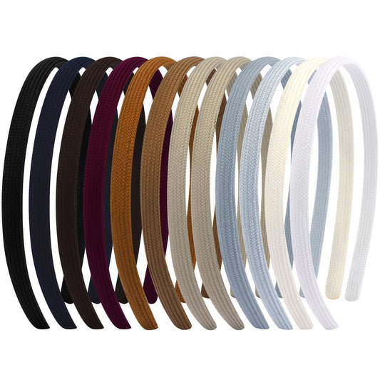 Vovii front packaging showing 12 thin headbands and storage convenience