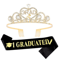 Vovii front view of crown and sash showing polished look and confidence