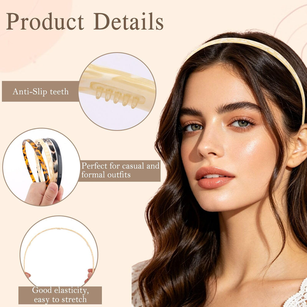 Vovii headband worn by model showing subtle style and comfortable all-day wear