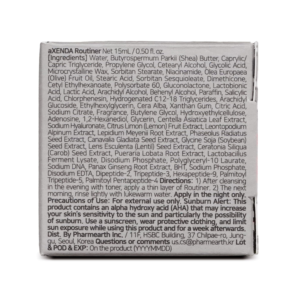 VQM AXENDA with Centella and Leontopodium extracts emphasizing soothing action