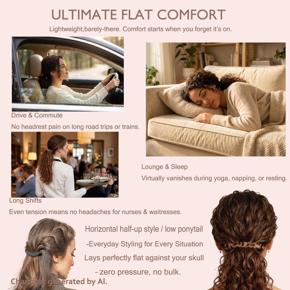 Vrose Flosi worn as high ponytail during workout offering secure, no-pop hold