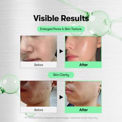 VT COSMETICS close-up of spicule texture showing mild exfoliation benefit