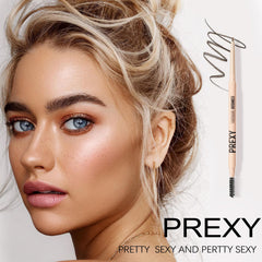 Vugnna close-up pencil tip in soft brown for precise hair-like strokes