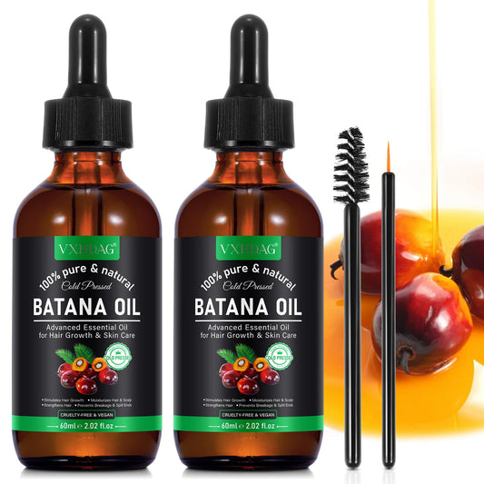 VXHDAG bottle front view showing pure Batana oil for nourishing hair