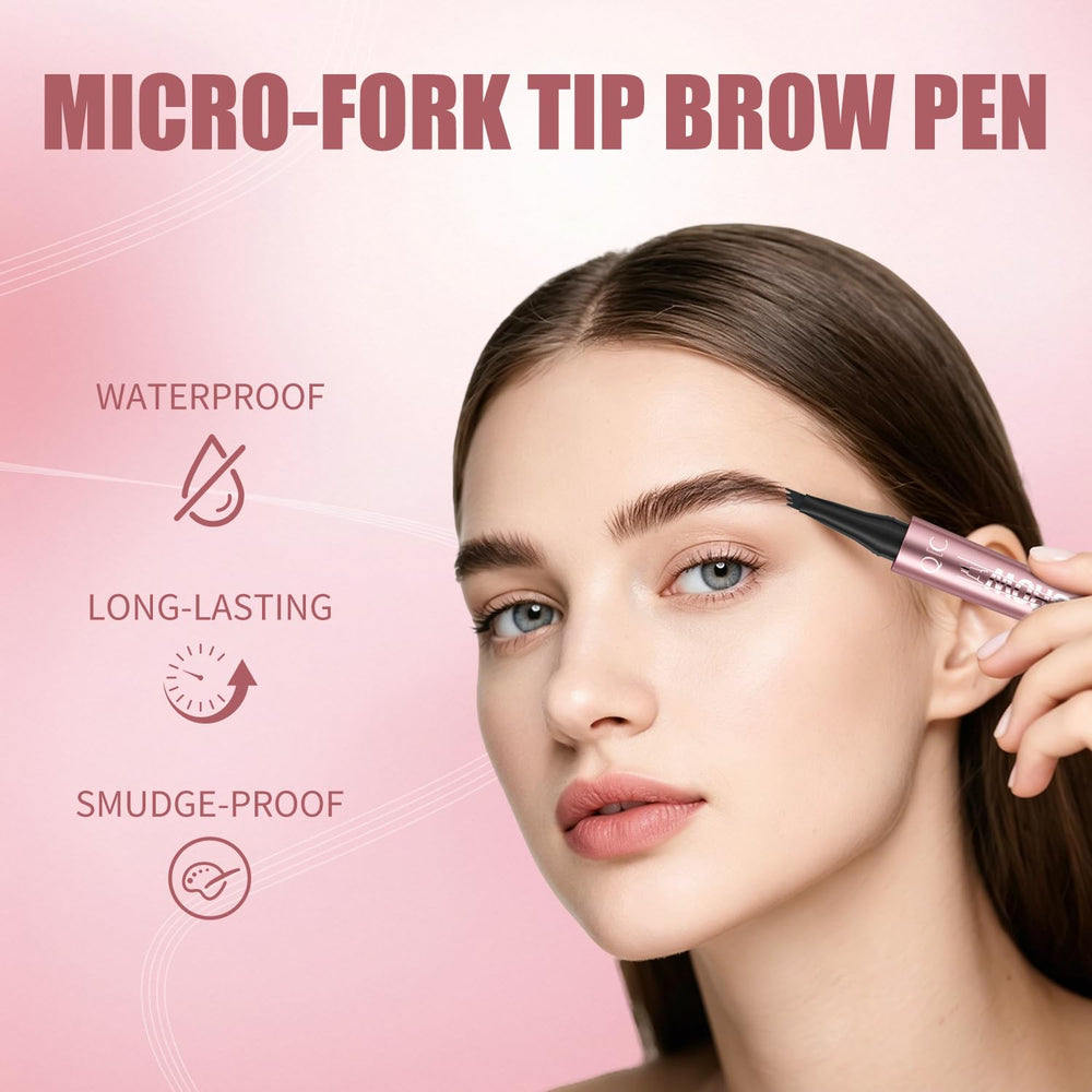 W3W close-up of micro-fork tip demonstrating precise hair-like strokes