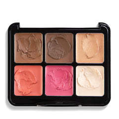 W7 blush and highlighter together creating natural cheek radiance