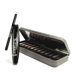 W7 gift set styled flatlay in lifestyle scene for travel-ready and presentable gift benefit