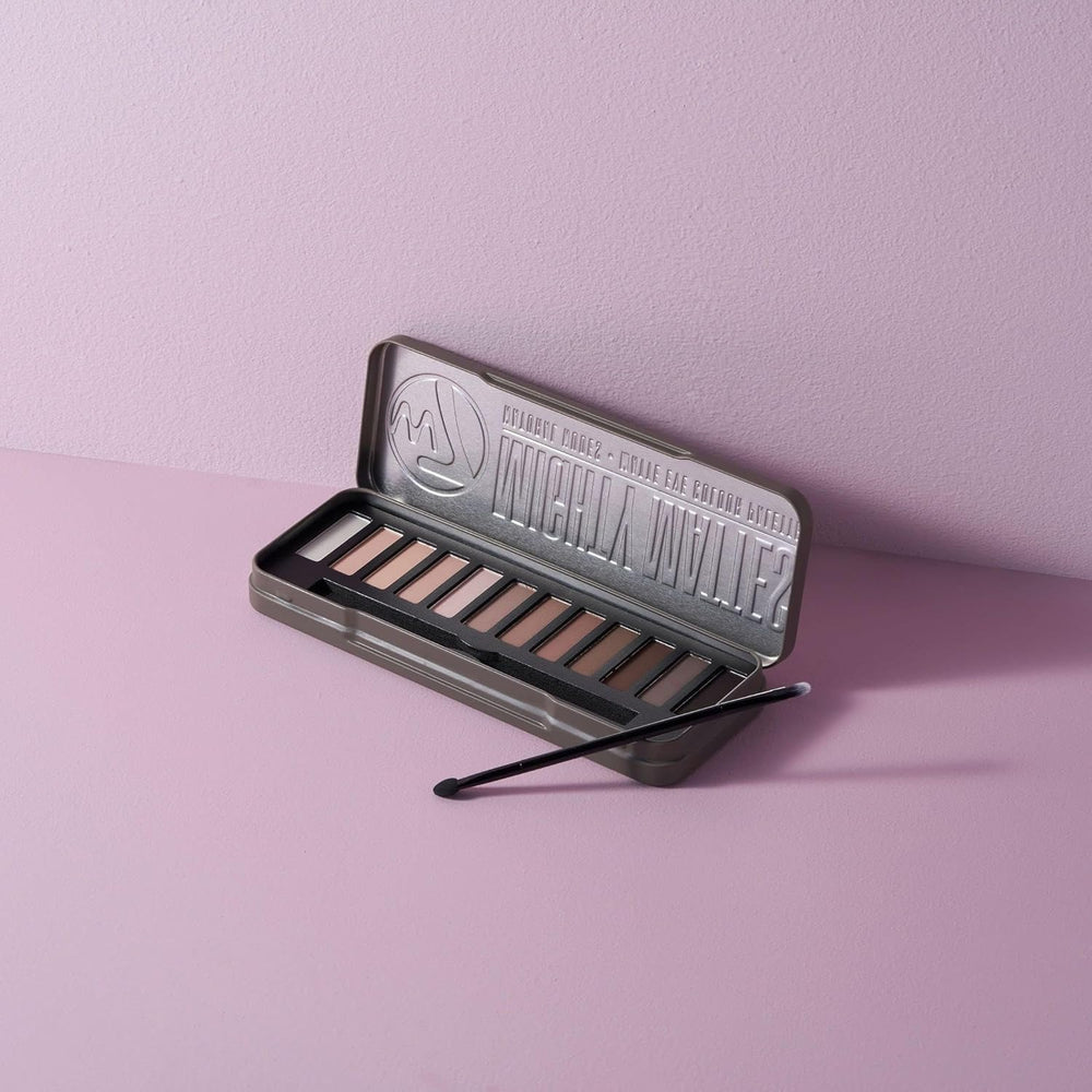 W7 close-up of pressed powder texture highlighting blendable finish