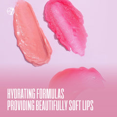 W7 full lip care trio styled in a gift basket conveying presentable gifting advantage