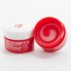 W7 Bubblegum tub styled on bedside table evoking nighttime routine and calming scent
