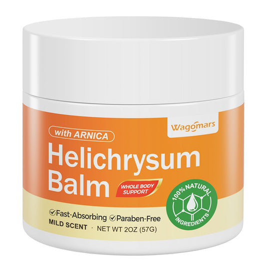 Wagomars balm jar front showing clean packaging and natural appeal