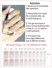 Wahrshei application accessories including nail file stick and sealing strip for neat results