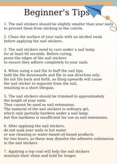 Wahrshei included tools file stick seal for easy at-home manicure benefit