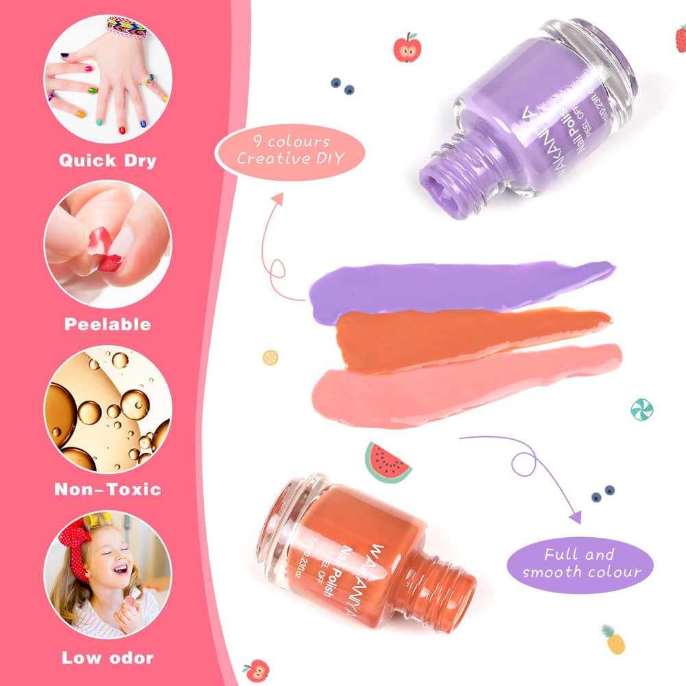 wakaniya gems and stickers arranged flat highlighting decorative extras that enhance imaginative play