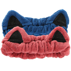 Waliah front view of blue and red headbands showing color and packaging benefit