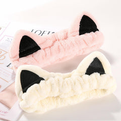 Waliah stitched cat ear detail and label showing durable craftsmanship benefit