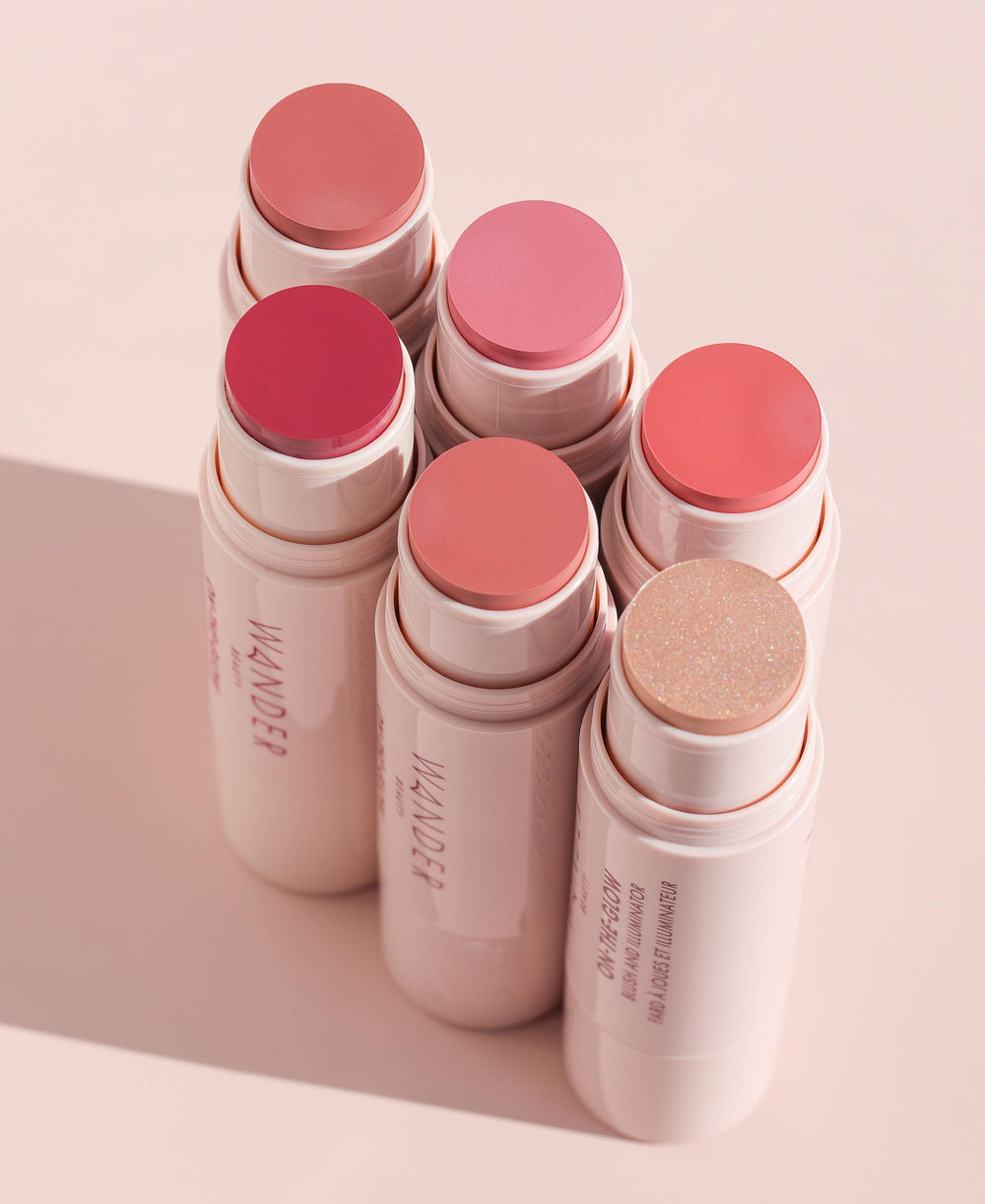 Wander Beauty product styled on dressing table to inspire everyday routine