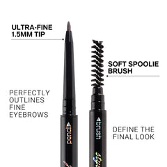 WanTuoluo dual-ended spoolie detail blending brows for seamless, soft finish