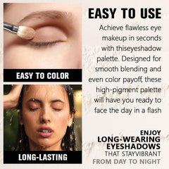 WanTuoluo on model showing daytime rose-gold eye look benefit natural glow
