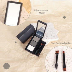 WanTuoluo in-use filling brows with brush for natural defined arches and quick touch-ups