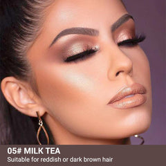 WanTuoluo ultra-fine tip close-up creating precise hair-like strokes for natural brows