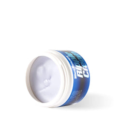 WaveBuilder Ripple Cream being applied to hand with creamy texture demonstrating smooth spread and conditioning benefit