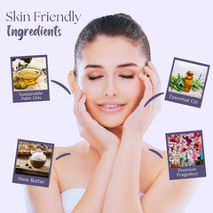 Wavertree & London ingredient label with shea butter to show natural formula