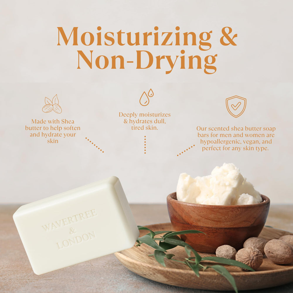 Wavertree & London rich creamy lather texture demonstrating moisturizing performance
