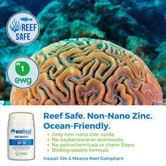 Waxhead stick beside beach gear showing reef-safe outdoor use