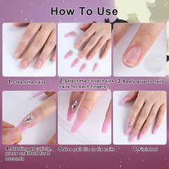 WBRRFJJ model wearing nails with Halloween outfit for dramatic themed styling
