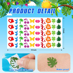 WDAHDHP single sticker close-up showing texture and easy-peel edge benefit