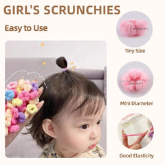 WDGROW toddler wearing a small ponytail secured comfortably during play benefit