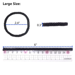 WDGROW holding thick hair in a bun without creases or pulling
