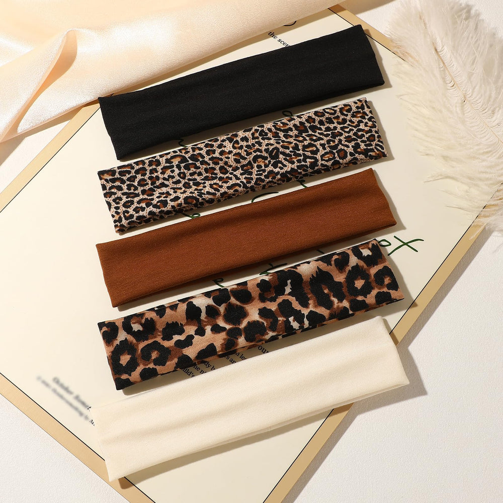 Weazppre arranged five-piece headband set displayed to show coordination and options