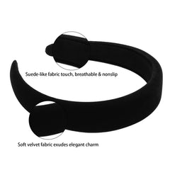 Wecoe headband held in hand to show scale and lightweight portability