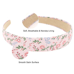 Wecoe headband worn in hair demonstrating comfortable fit and secure hold throughout day