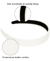 Wecoe headband beside ruler showing 1.2 inch width and wearable scale