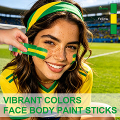 WEEMAY closeup of the triple-stripe pigments delivering bold color