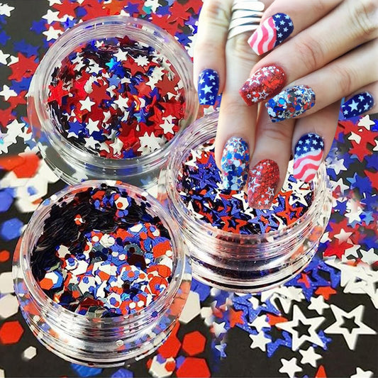 WEIXIWUYU front packaging showing three star sequin boxes and portability benefit