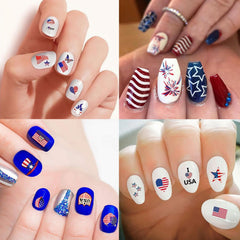 WEIXIWUYU nails at an outdoor party showcasing themed look and celebration benefit