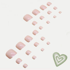 WEIXIWUYU toe with press-on nail showing fit and scale benefit
