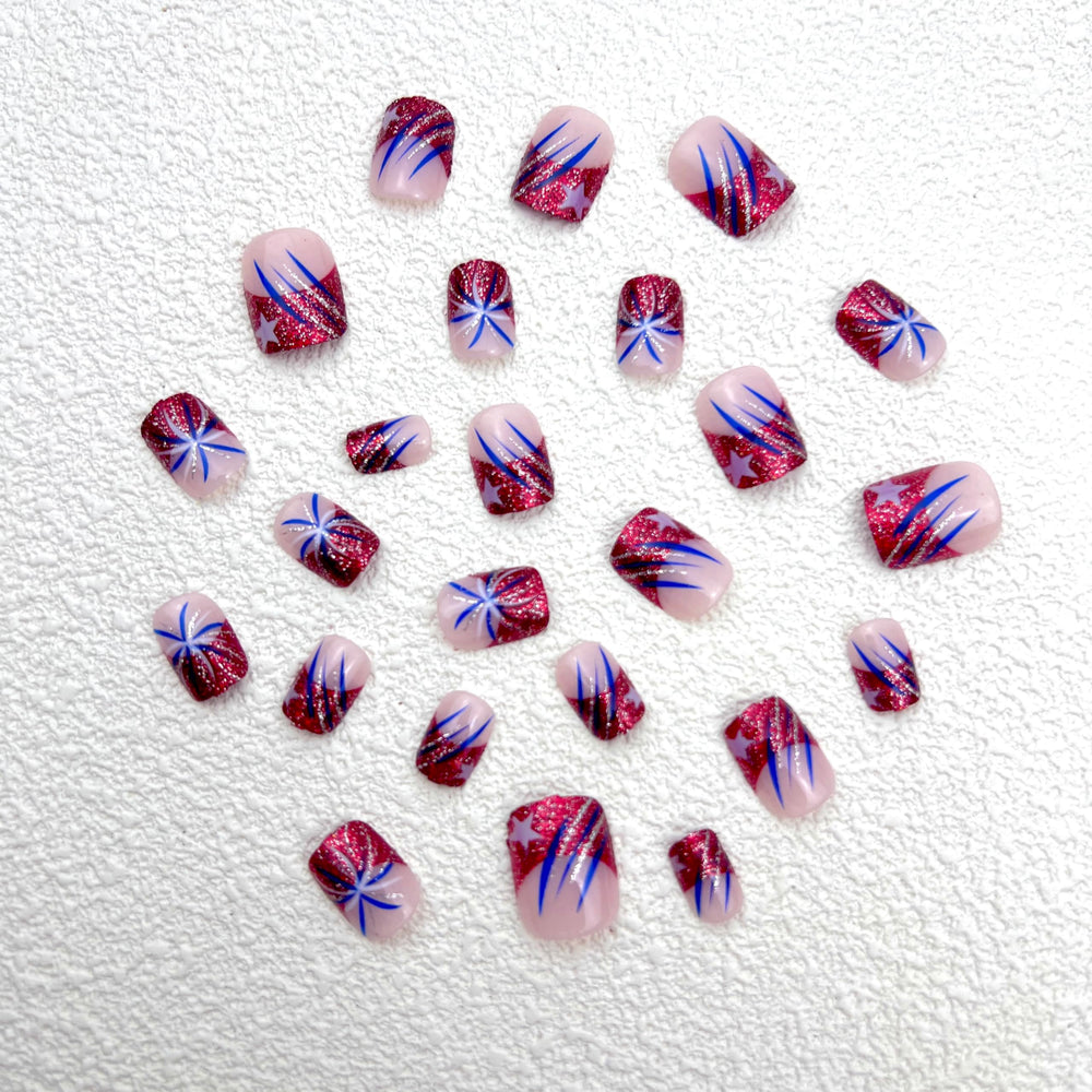 WEIXIWUYU top view with nails arranged by size for easy selection and fit