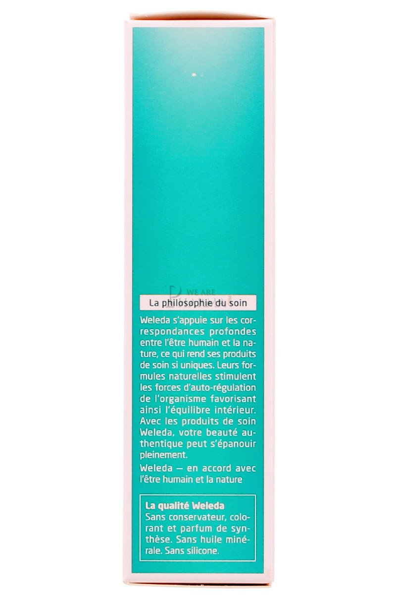 Weleda rosemary hair tonic close-up label highlighting brand and ingredient transparency benefit