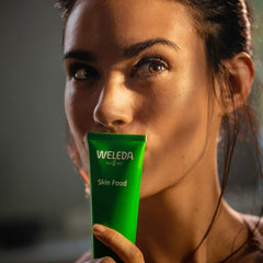 Weleda Skin Food ingredient label photo showing botanical extracts and clean formulation