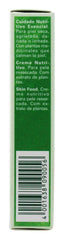 Weleda Skin Food tube held in hand to show scale and travel-ready convenience