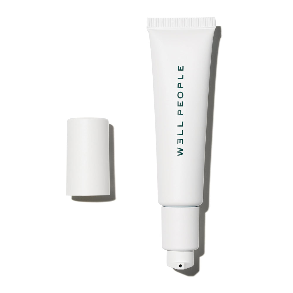 Well People front tube showing label and compact packaging benefits