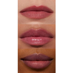 Well People lip oil texture swatch highlighting glossy, non-sticky finish and hydration