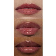 Well People texture swatch of tinted oil showing non-sticky glossy hydration benefit